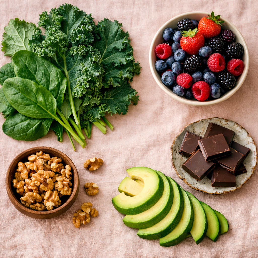 A guide to what to eat during each phase of the menstrual cycle — whole foods for hormonal wellness